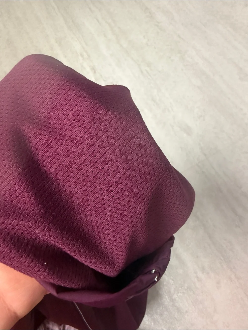 Under Armour athletic pants burgundy white size large